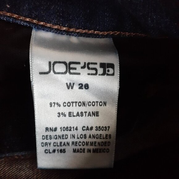 Joe's Jeans Women's Size 26 Monroe Medium Wash Denim Mid Rise Bermuda Shorts - Picture 5 of 13
